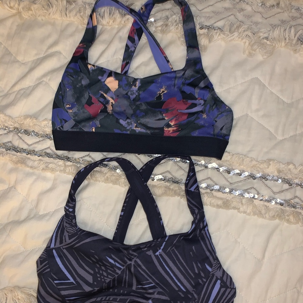 2 Patagonia crisscross back sports bras size small